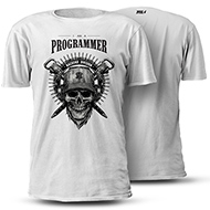 CAMISETA I AM A PROGRAMMER BACKEND DIVISION