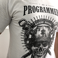 CAMISETA I AM A PROGRAMMER BACKEND DIVISION