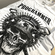 CAMISETA I AM A PROGRAMMER BACKEND DIVISION