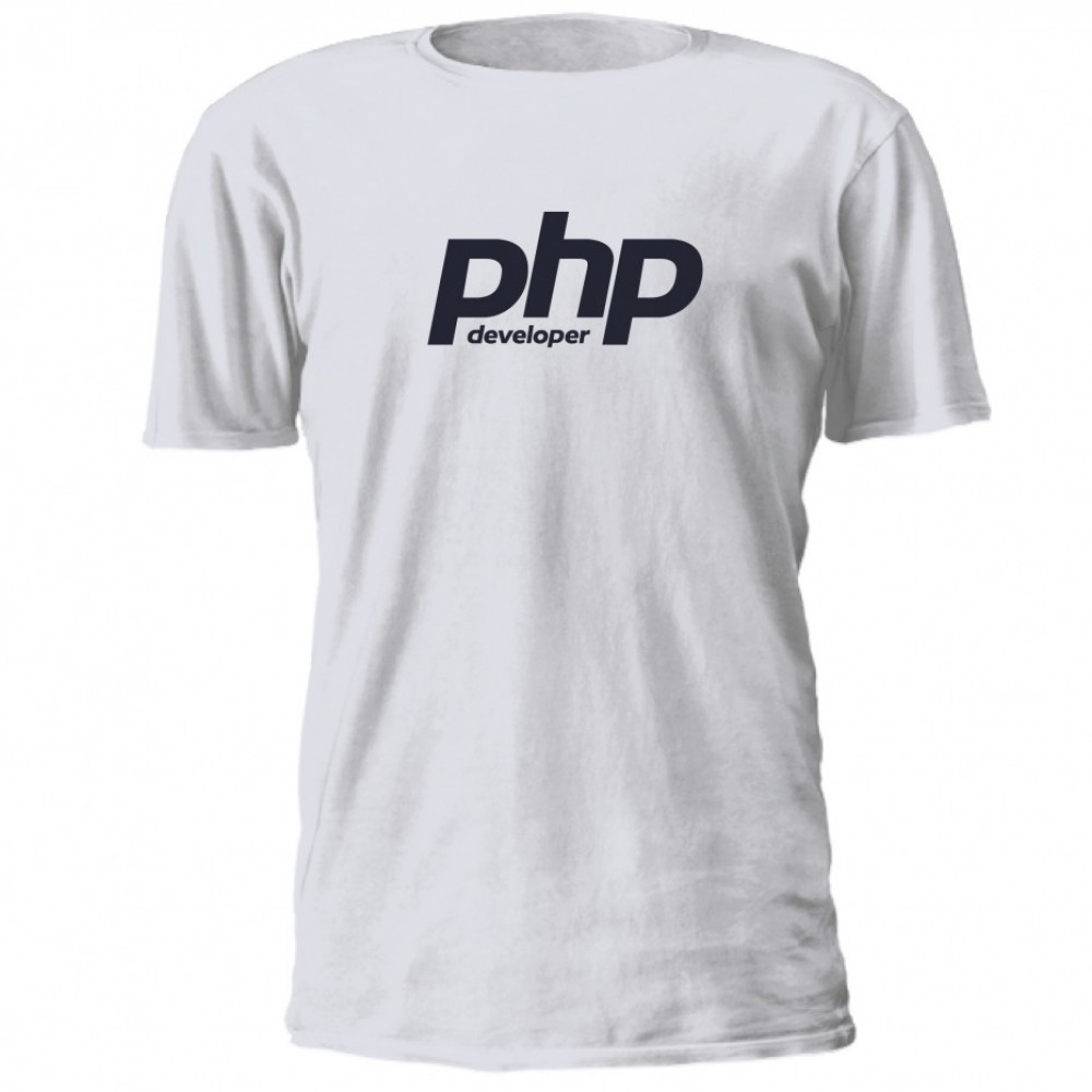 CAMISETA PHP DEVELOPER CORES DIVERSAS