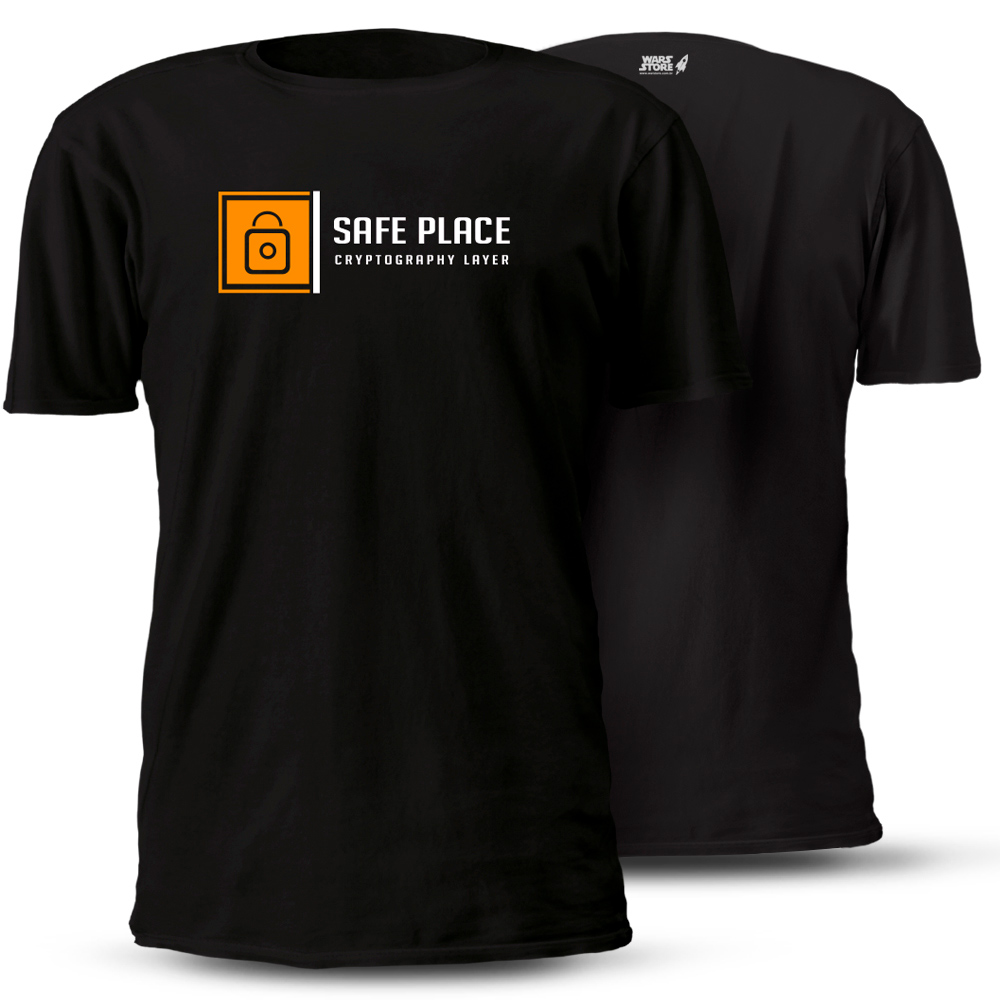 CAMISETA SAFE PLACE CRYPTOGRAPHY LAYER